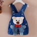 【12M-4Y】Kid Cartoon Denim Overalls(Only Overalls) - 9201