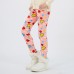 【3Y-12Y】Girls Stylish Leopard And Flowers And Cartoon Print Thickened Fleece Leggings