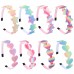 Girl Cute Love Heart Gradient Rainbow Headband