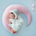 Newborn Baby Photography Props Moon Shaped Pillows Baby Photo Shoot Accessories with Stars Full  moon Baby Stuff